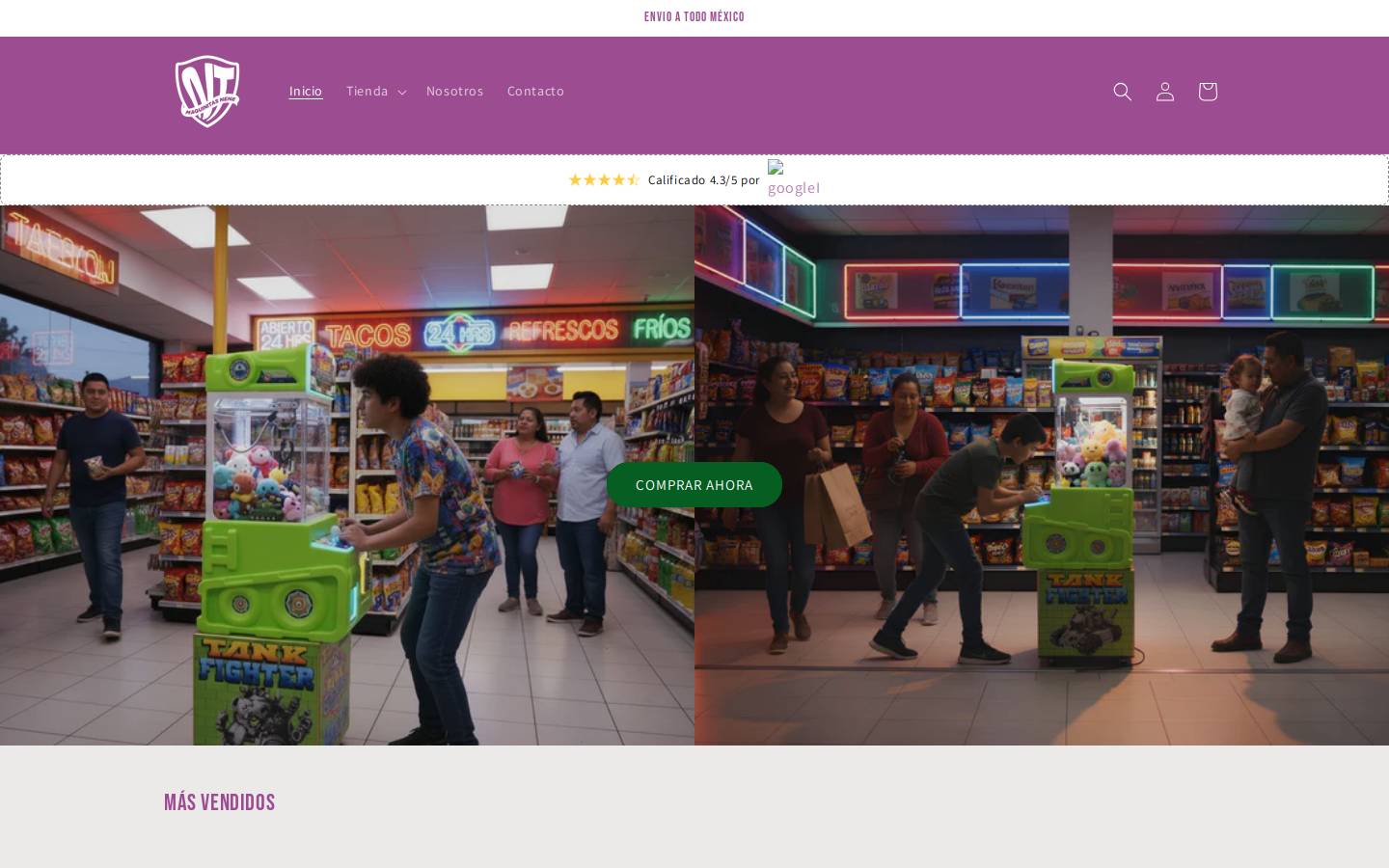 maquinitasnene.com homepage screenshot