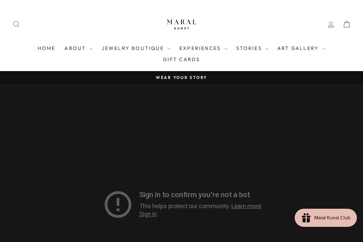 maralkunst.com homepage screenshot