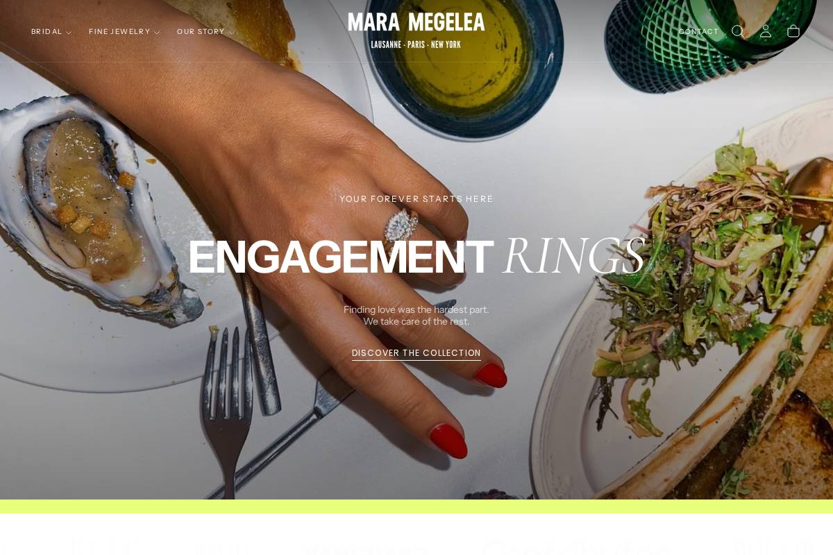 maramegelea.com homepage screenshot