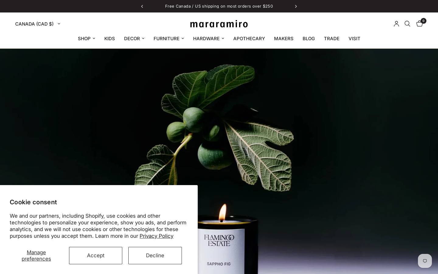 mararamiro.com homepage screenshot