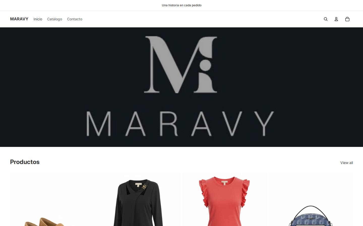 maravy.com.mx homepage screenshot