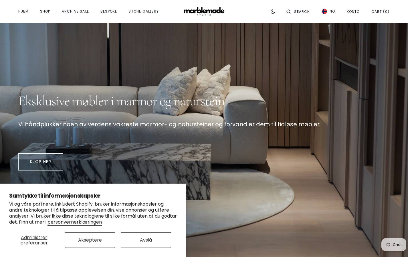 Marblemadestudio homepage screenshot