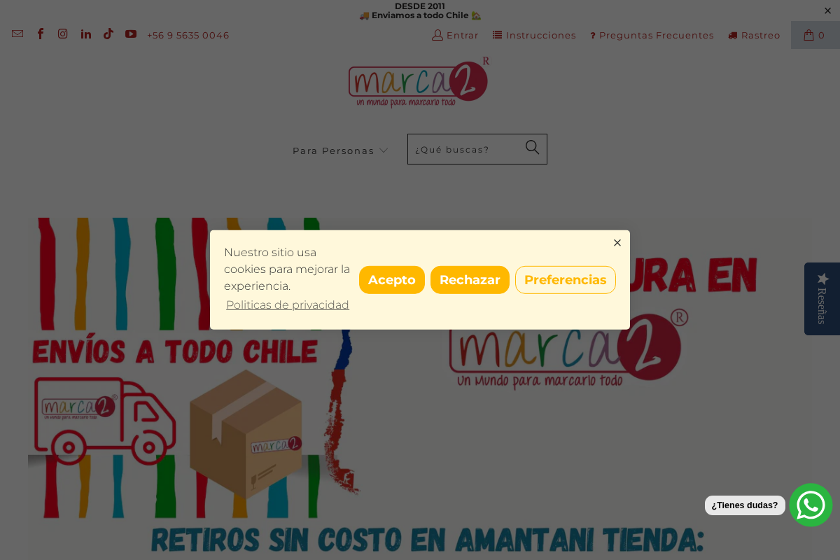 marca2.cl homepage screenshot