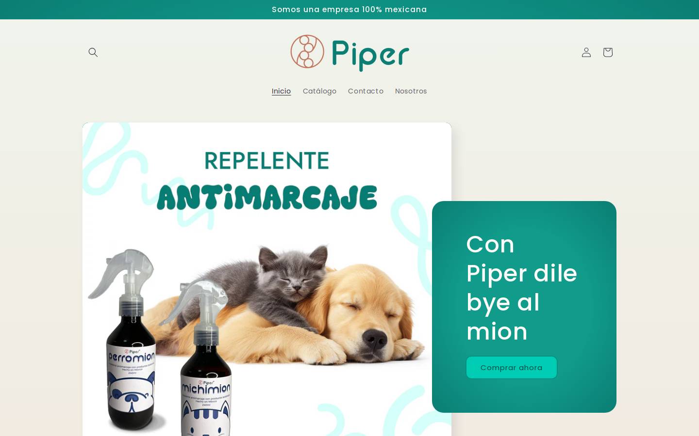 marcapiper.com homepage screenshot