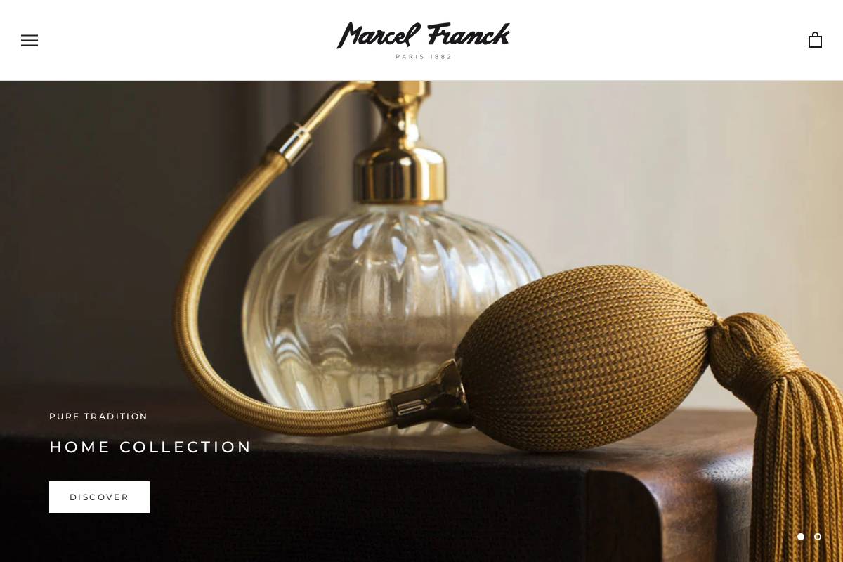 marcelfranck.com homepage screenshot