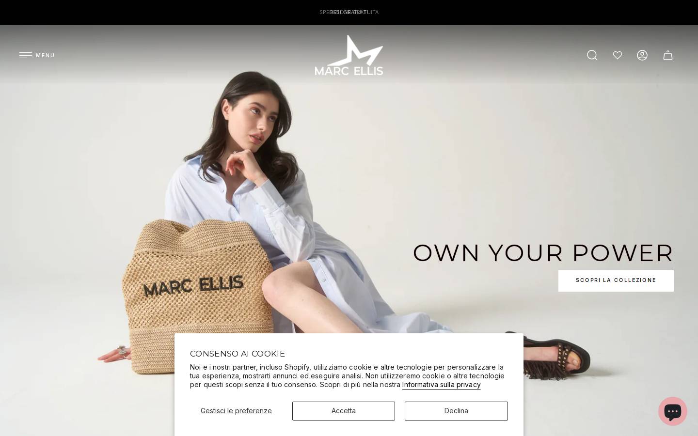 marcellis.com homepage screenshot