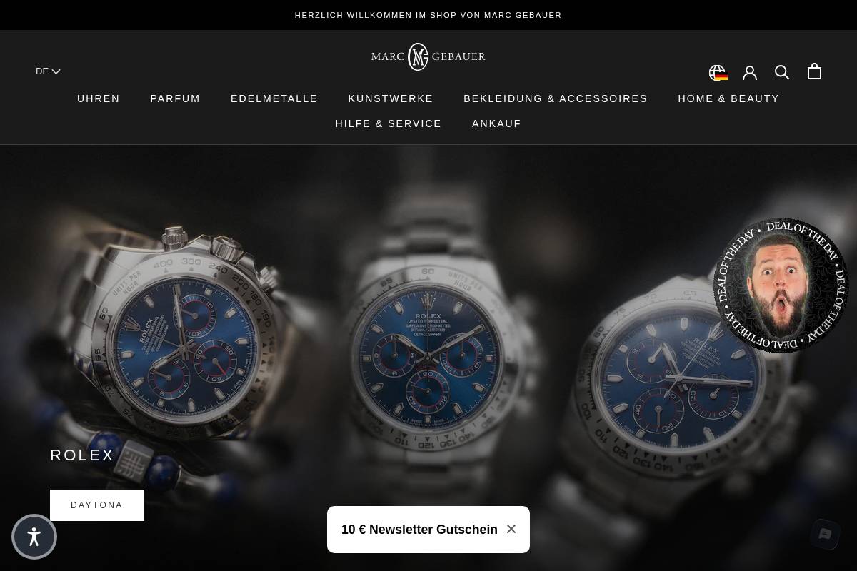 marcgebauer.com homepage screenshot