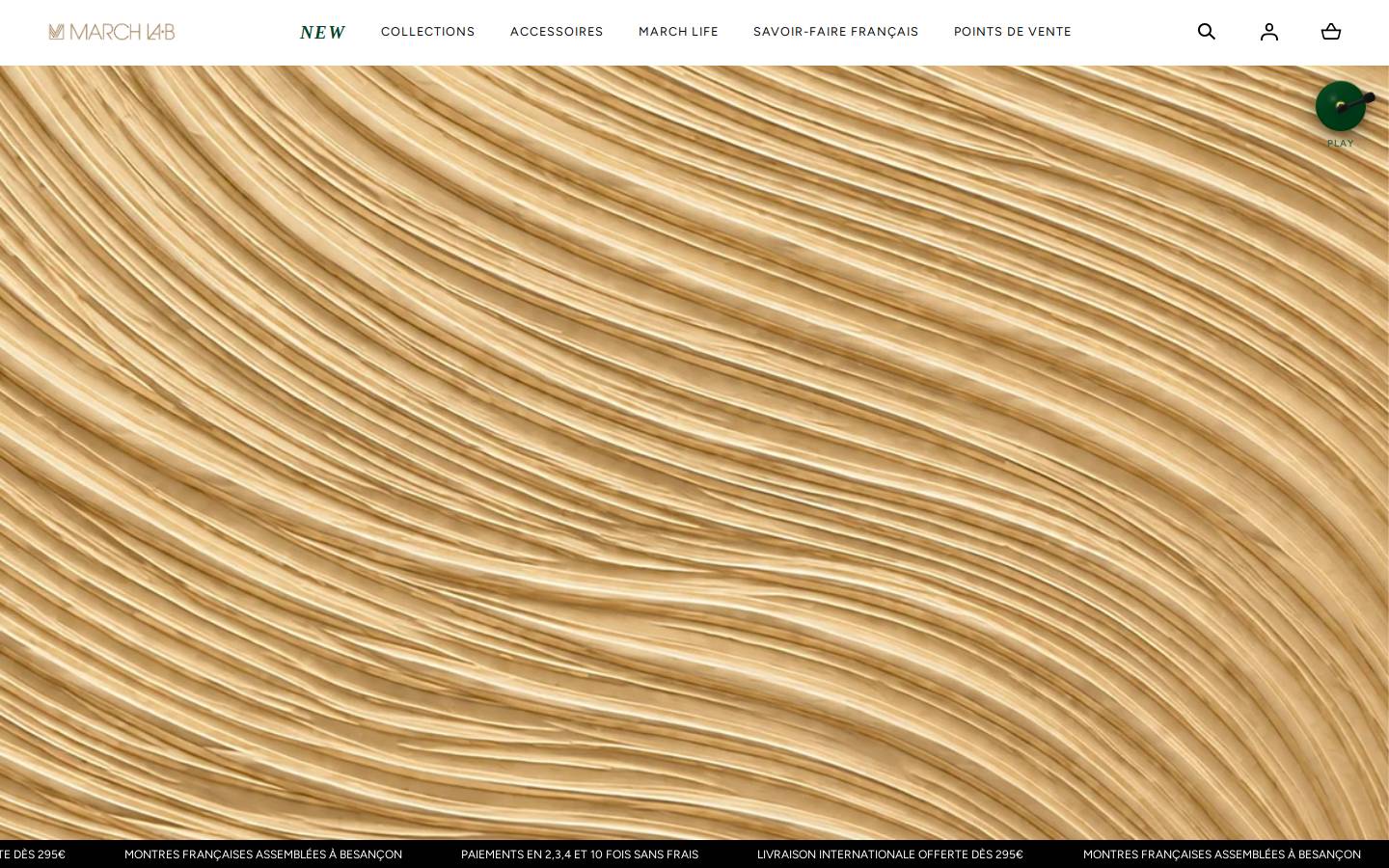 MARCH LA.B homepage screenshot
