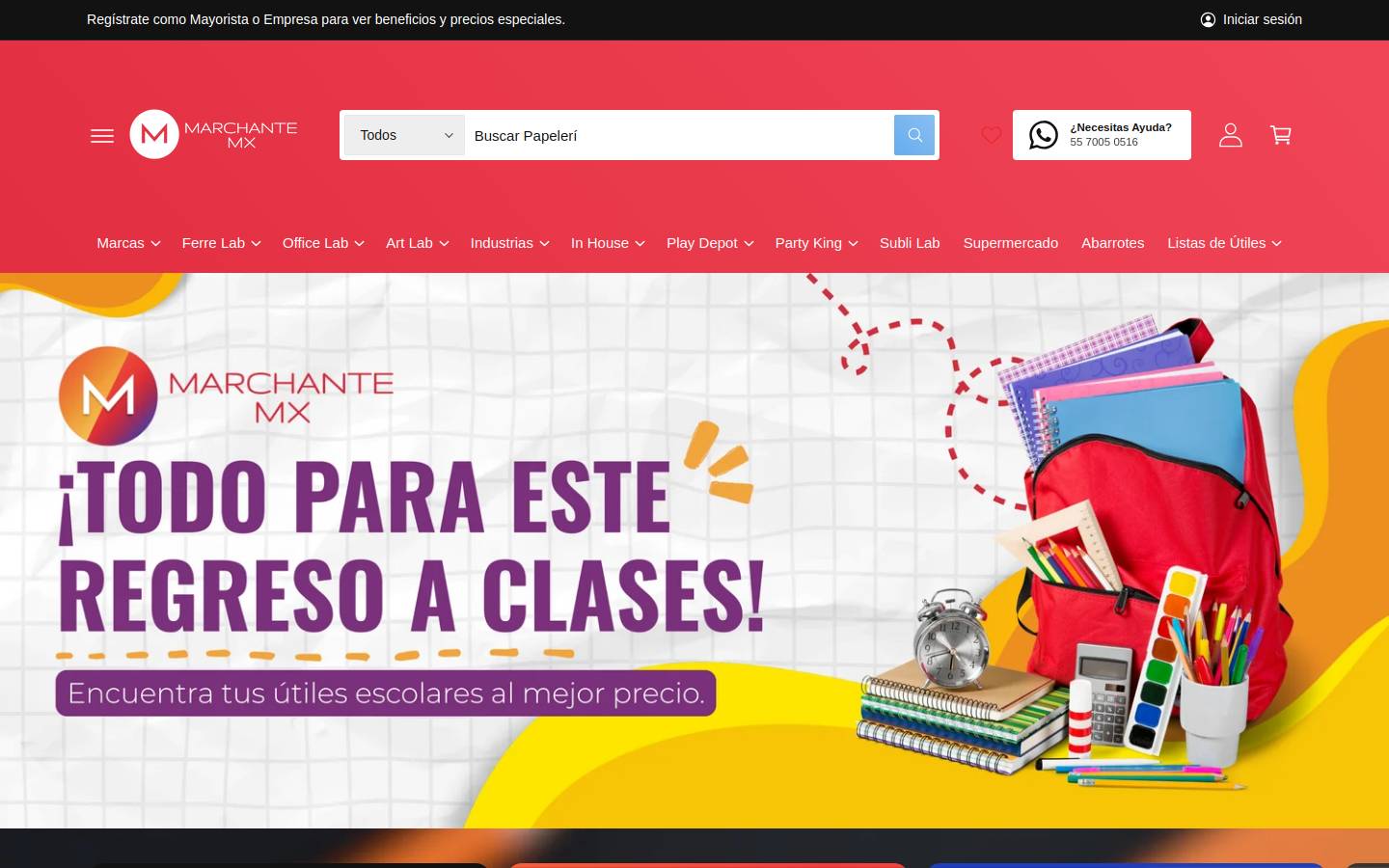 marchante.mx homepage screenshot