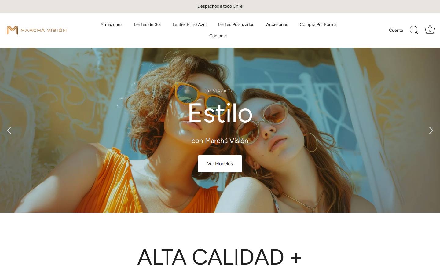 marchavision.cl homepage screenshot