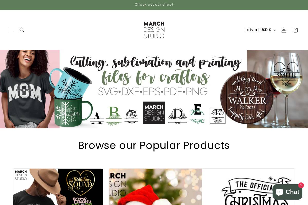 marchdesignstudio.net homepage screenshot