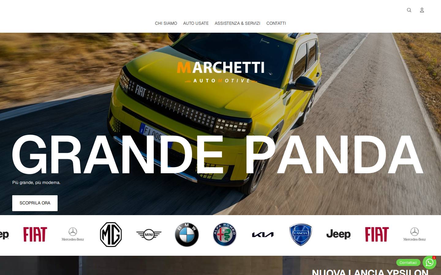 marchettiautomotive.it homepage screenshot