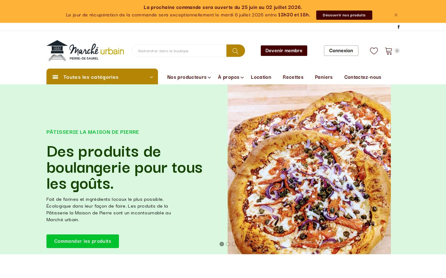 marcheurbainpds.com homepage screenshot