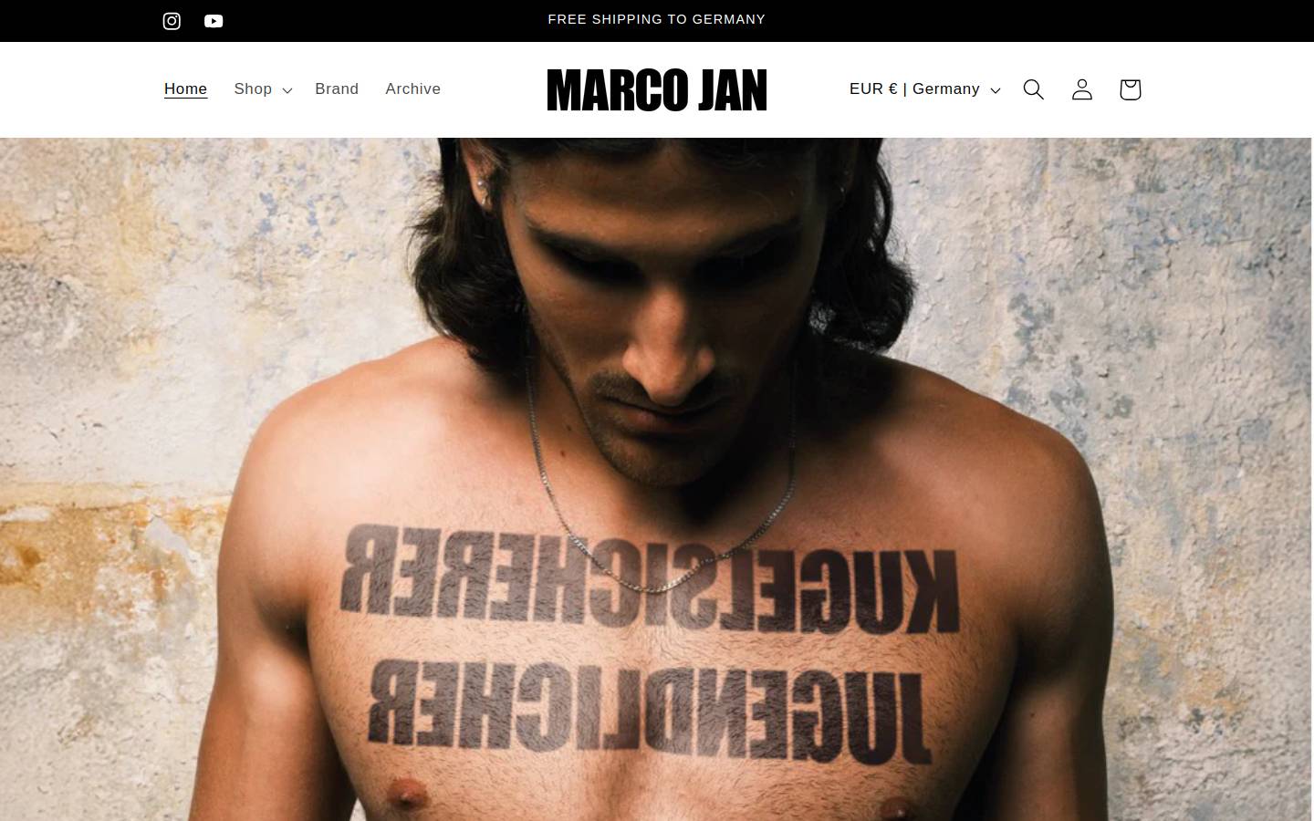 marcojan.com homepage screenshot