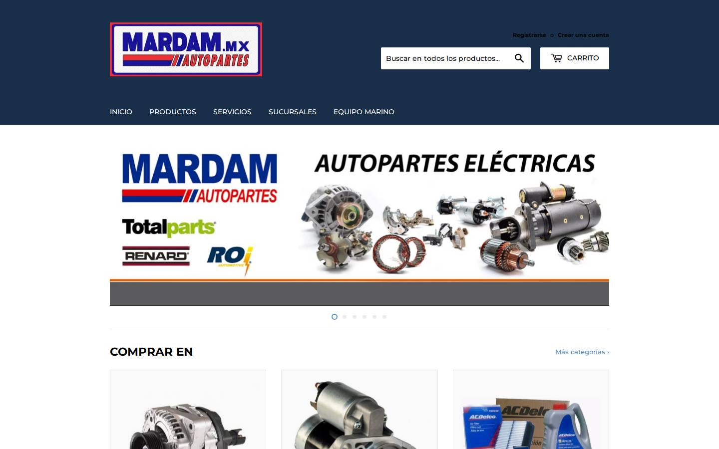 mardam.net homepage screenshot