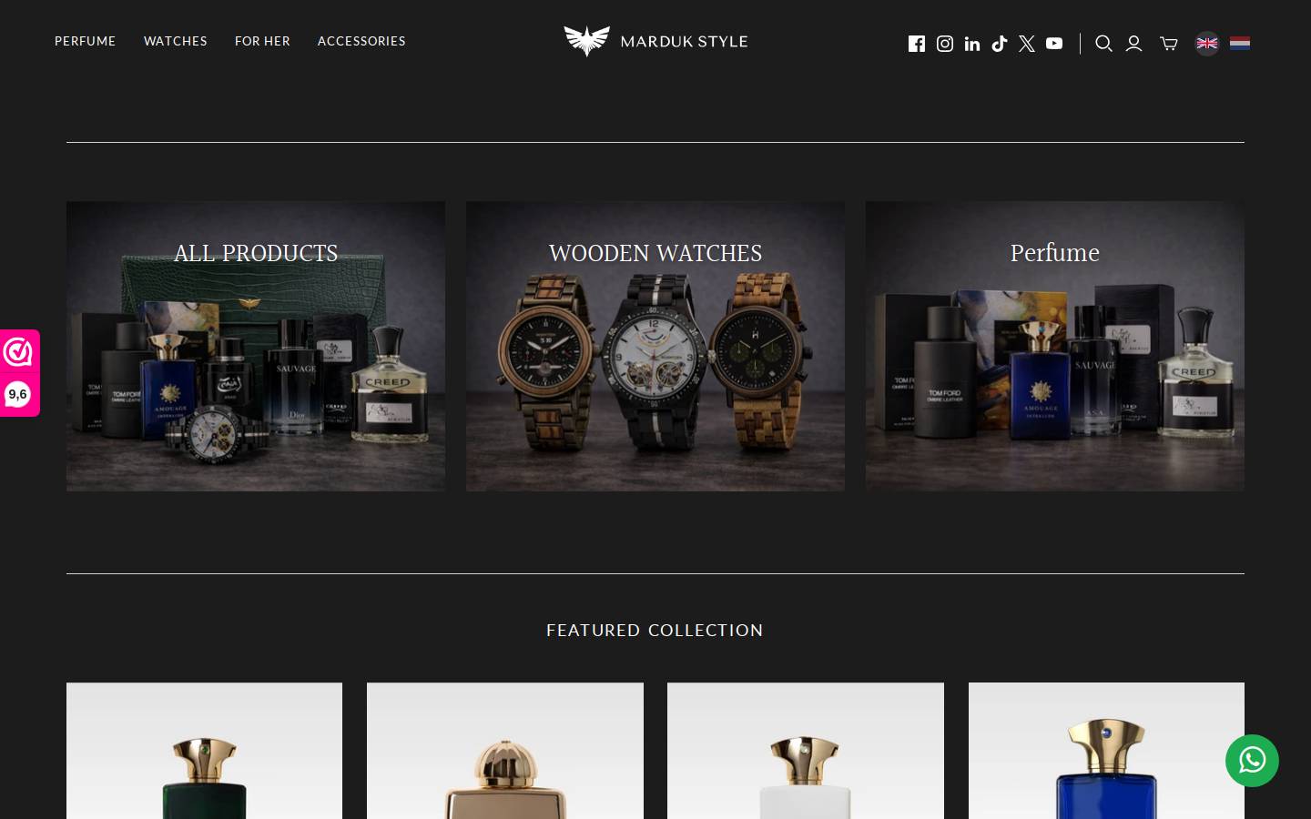 Mardukstyle homepage screenshot