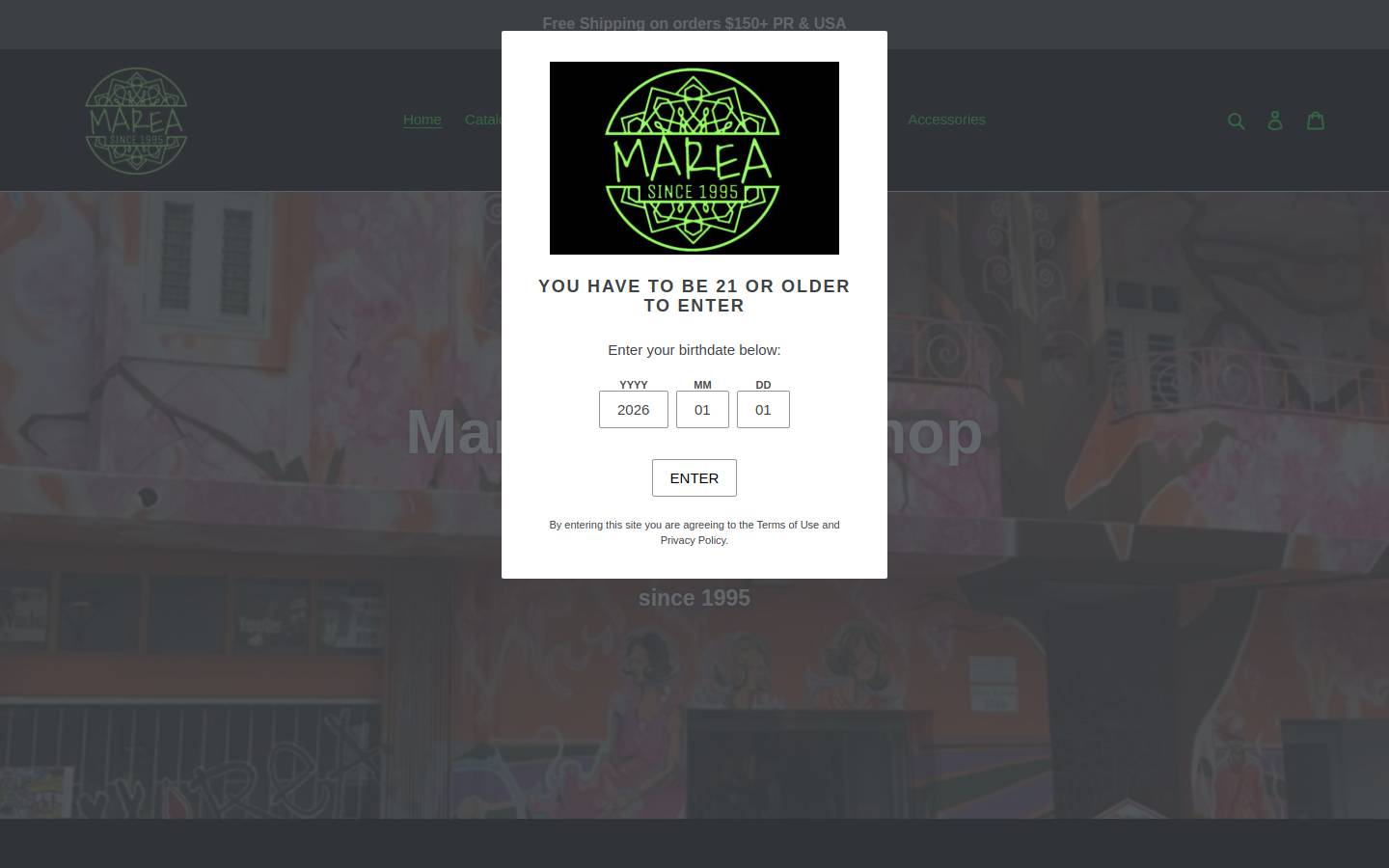mareapr.com homepage screenshot