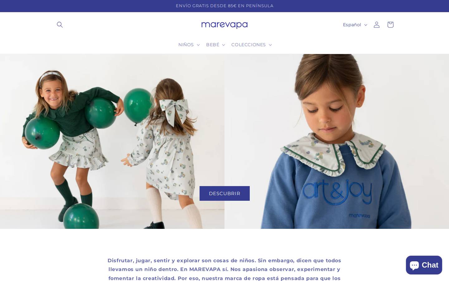 marevapa.com homepage screenshot