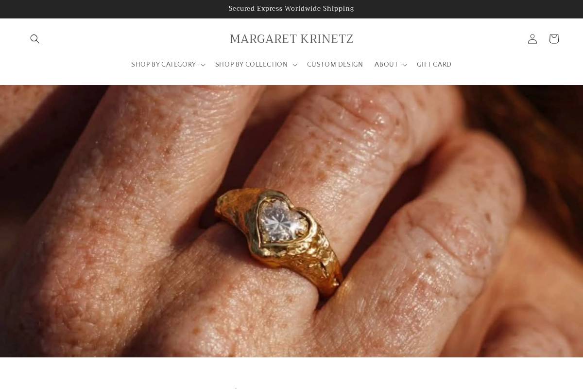 Margaretkrinetz homepage screenshot
