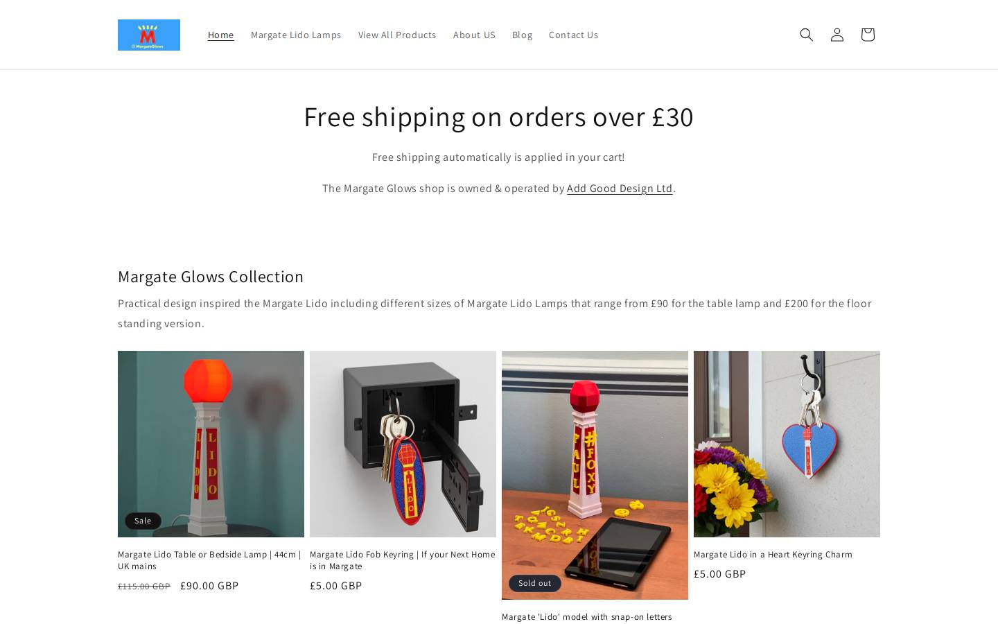 margatemade.com homepage screenshot