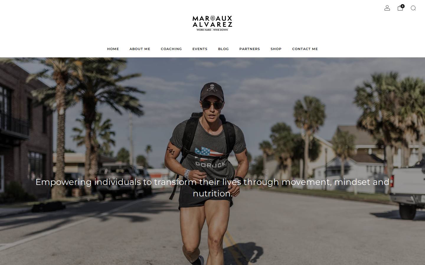 margauxalvarez.com homepage screenshot