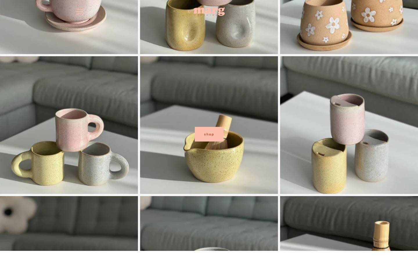margceramics.com homepage screenshot
