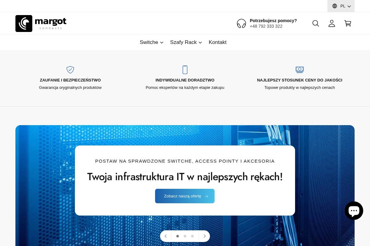 margotsystem.com homepage screenshot