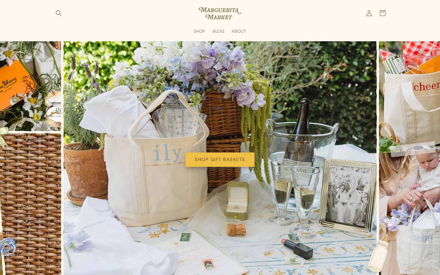 margueritakitchen.com homepage screenshot
