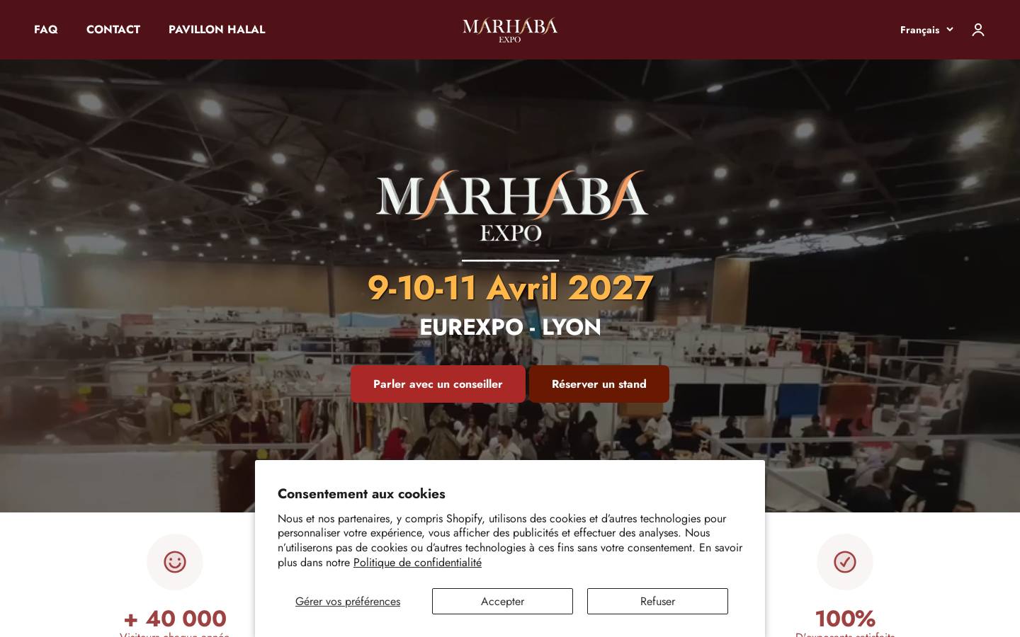 marhaba-expo.com homepage screenshot
