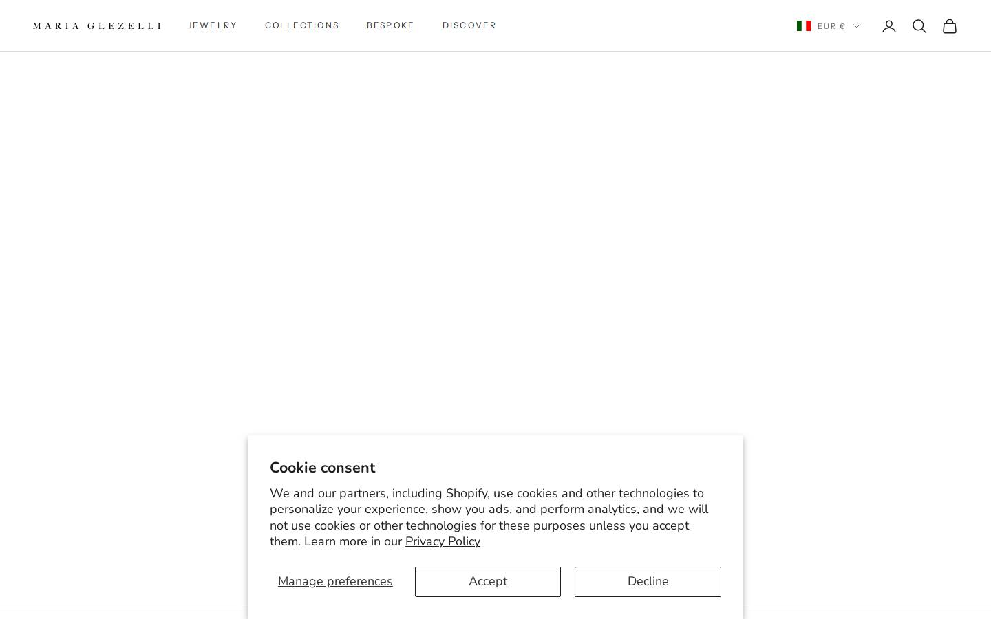 Maria Glezelli homepage screenshot