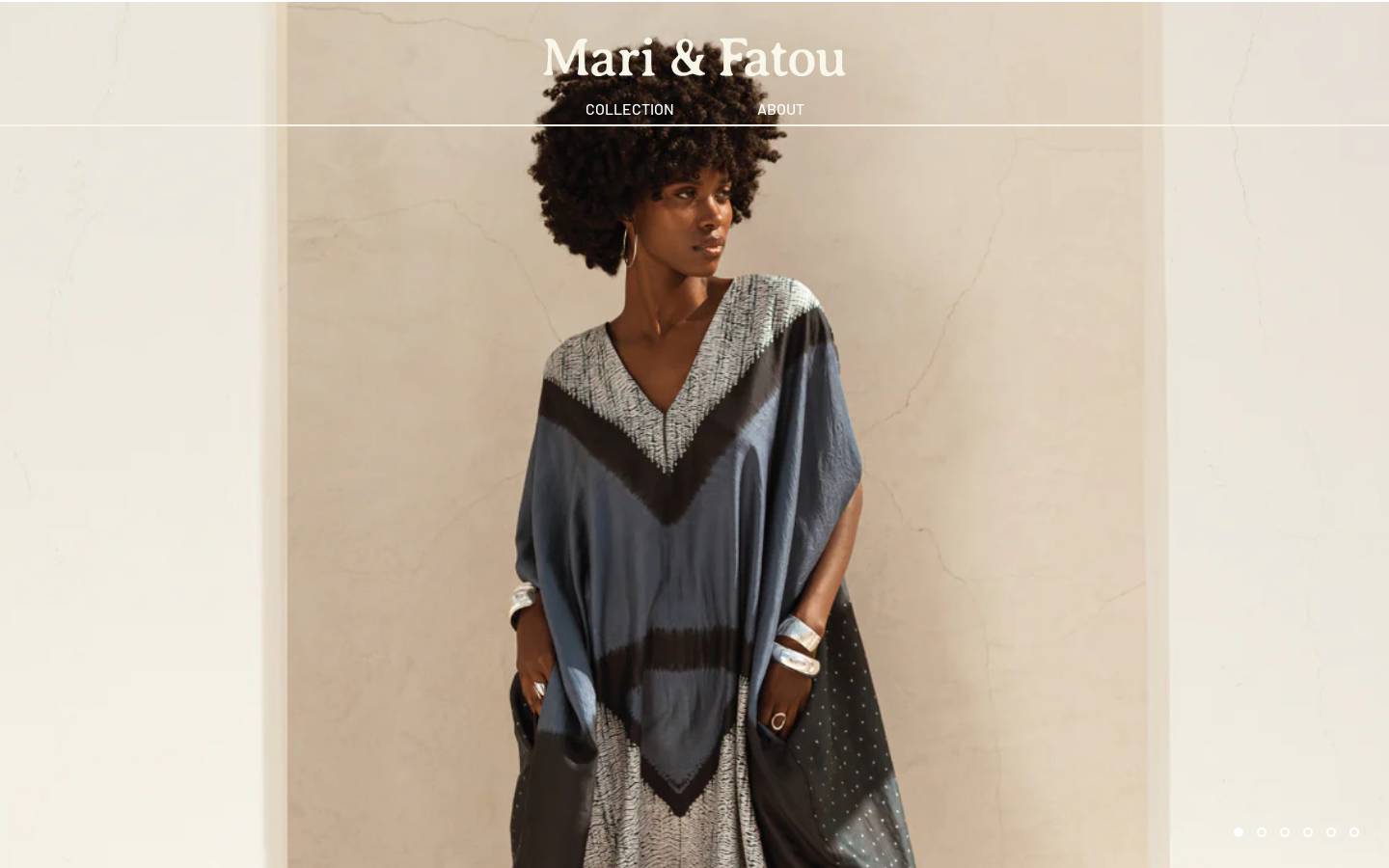 mariandfatou.com homepage screenshot