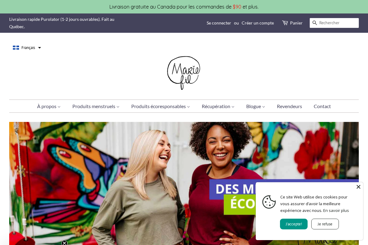 mariefil.com homepage screenshot
