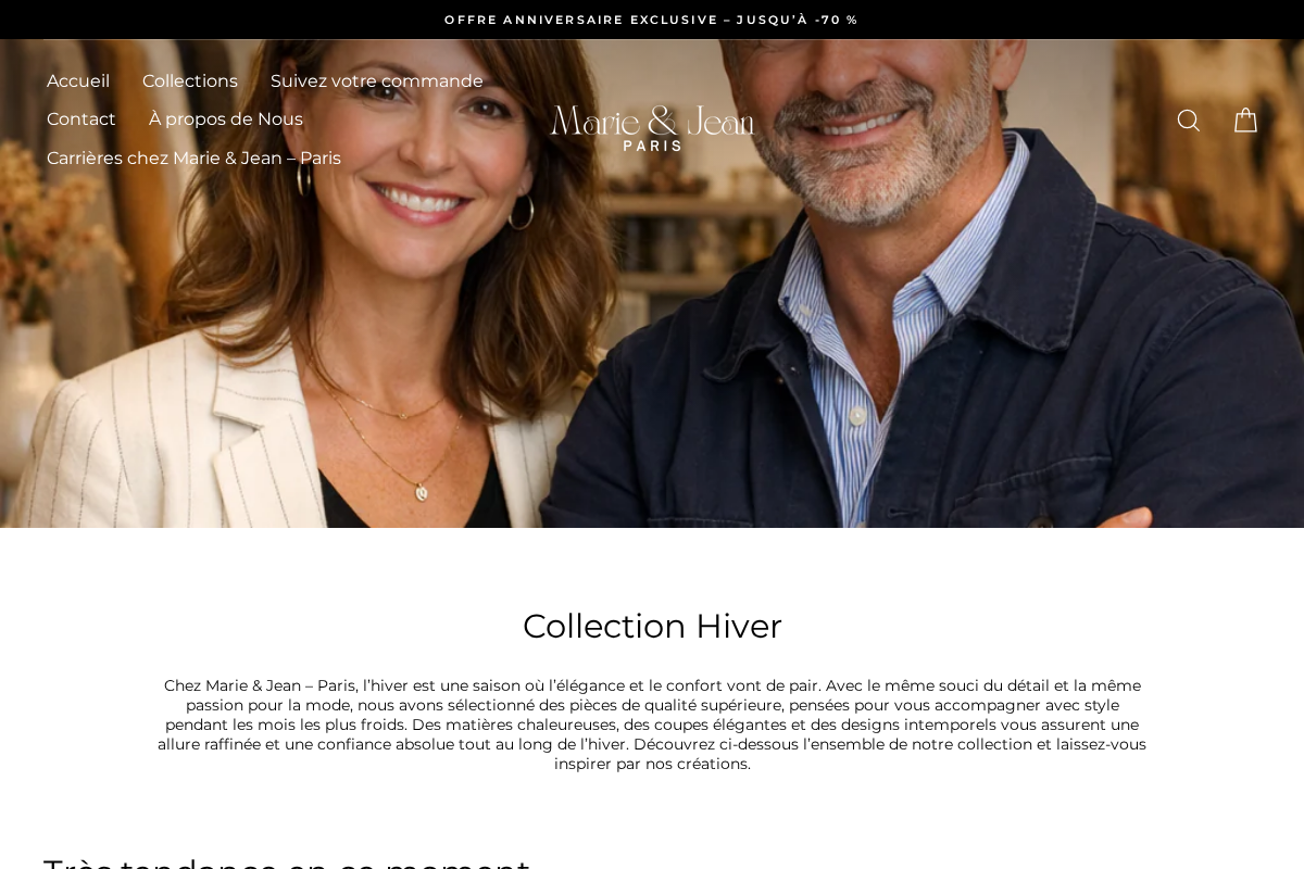 mariejean-paris.fr homepage screenshot