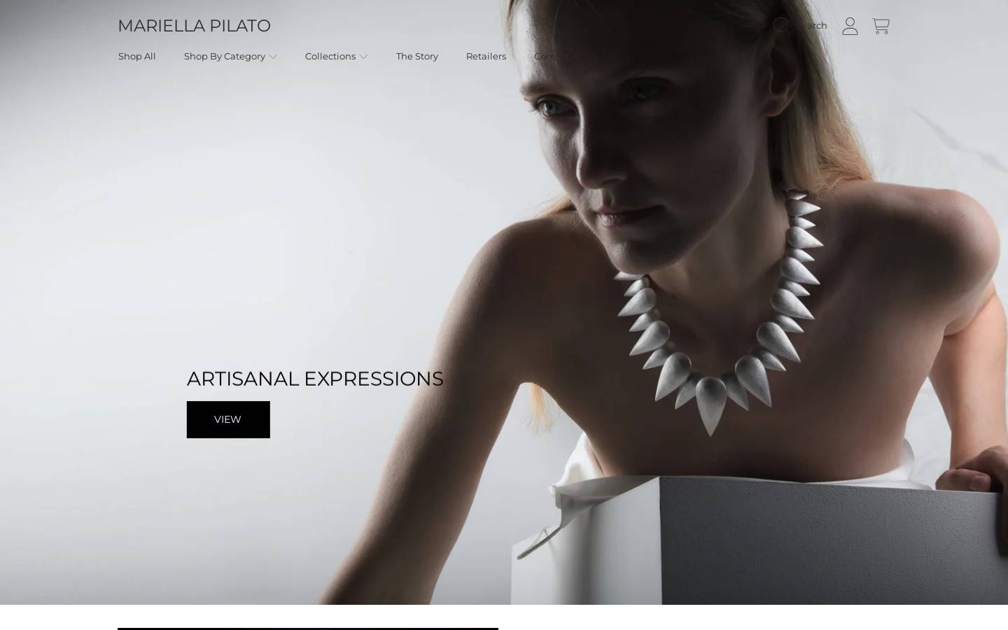 mariellapilato.com homepage screenshot
