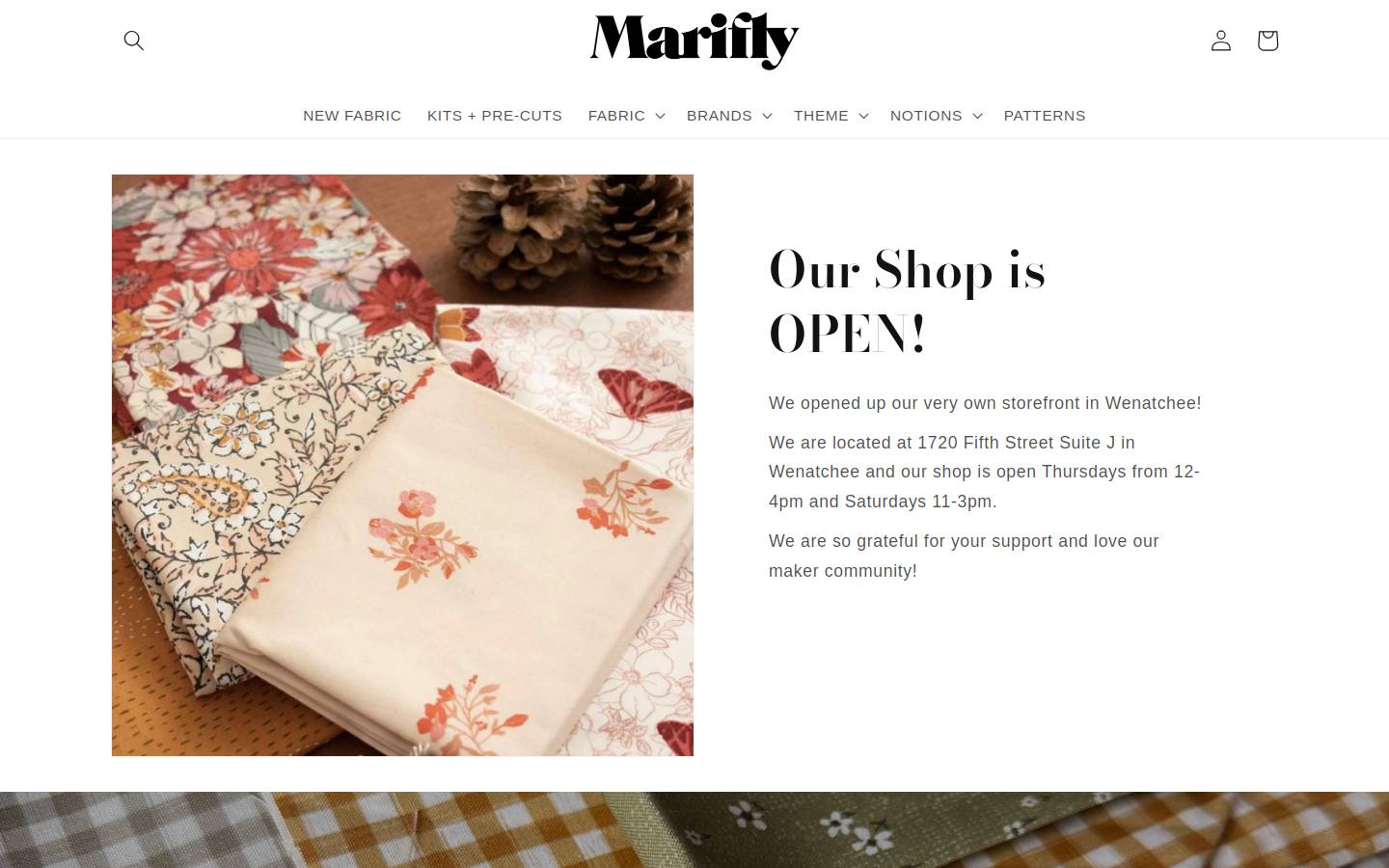 marifly.com homepage screenshot