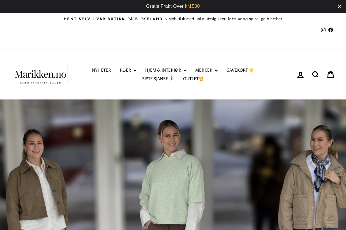 Marikken  homepage screenshot