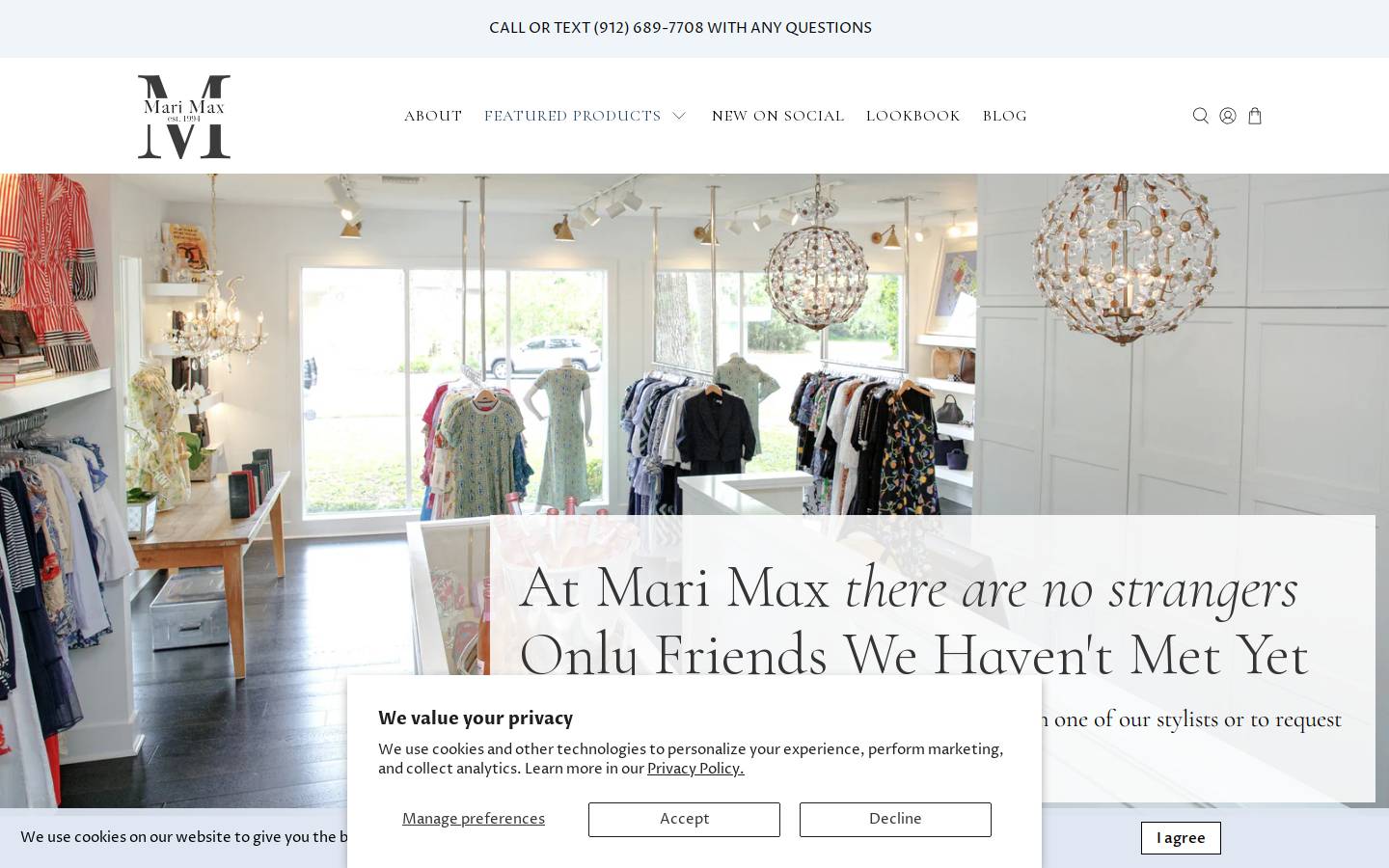 marimaxssi.com homepage screenshot