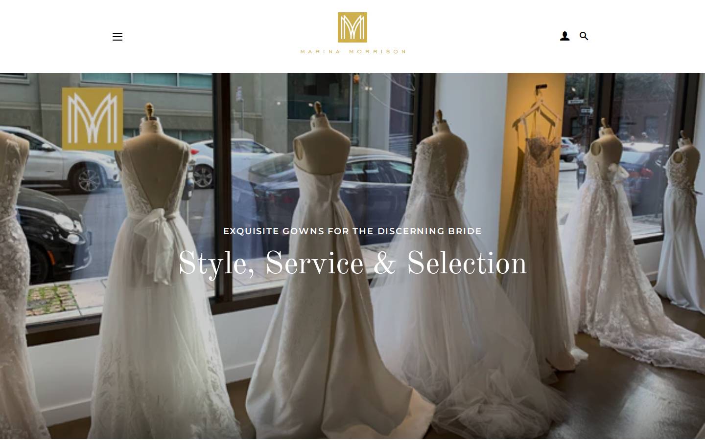 marinamorrison.com homepage screenshot