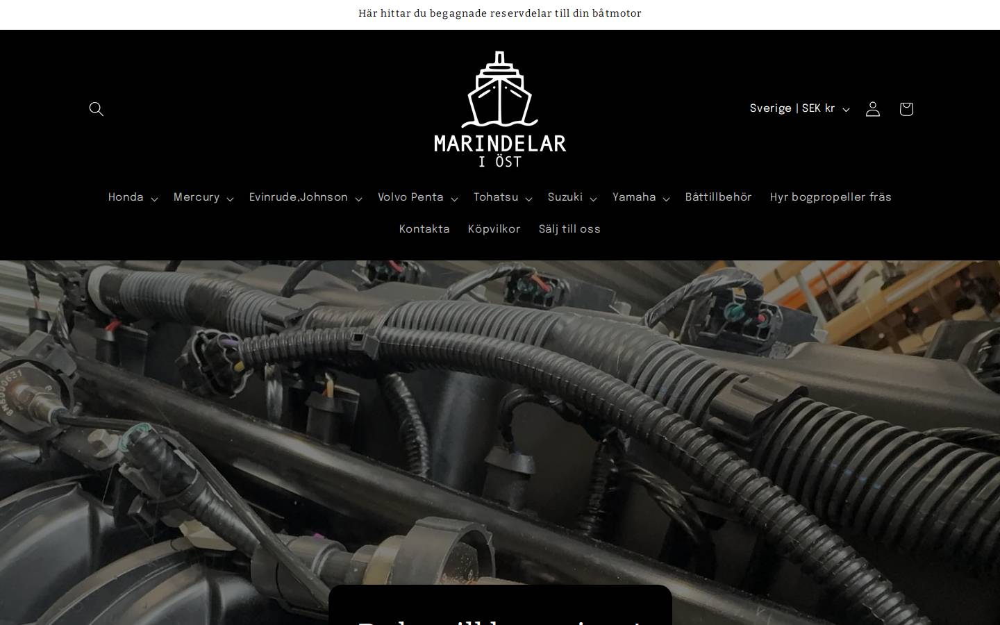 marindelariost.se homepage screenshot