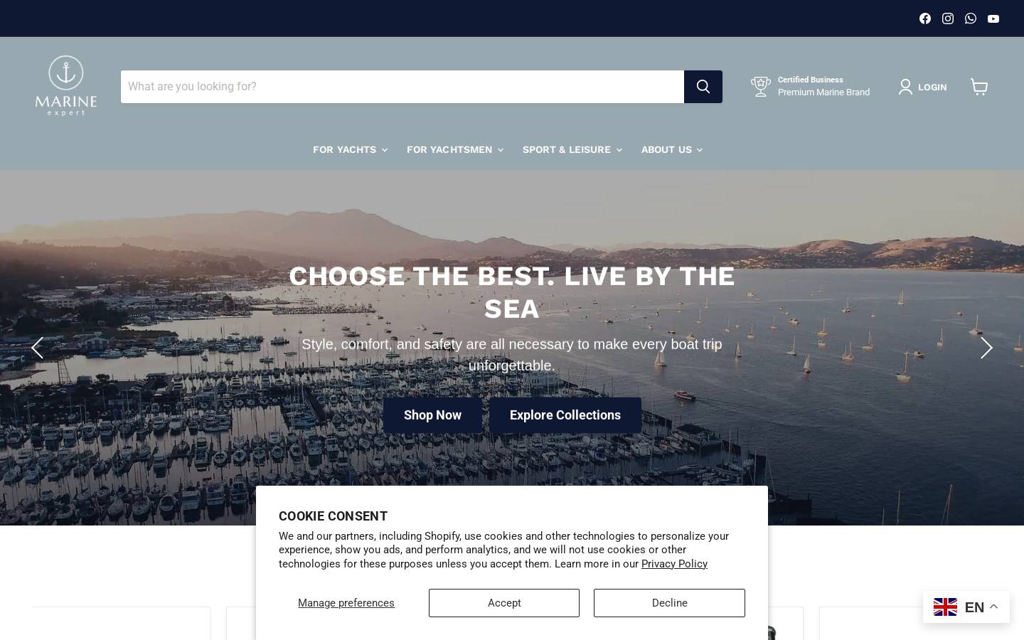 marine.expert homepage screenshot