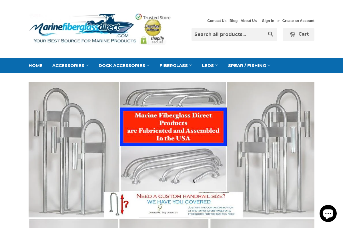 Marine Fiberglass Direct homepage screenshot