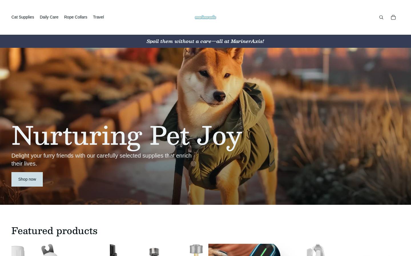 marineraxis.com homepage screenshot