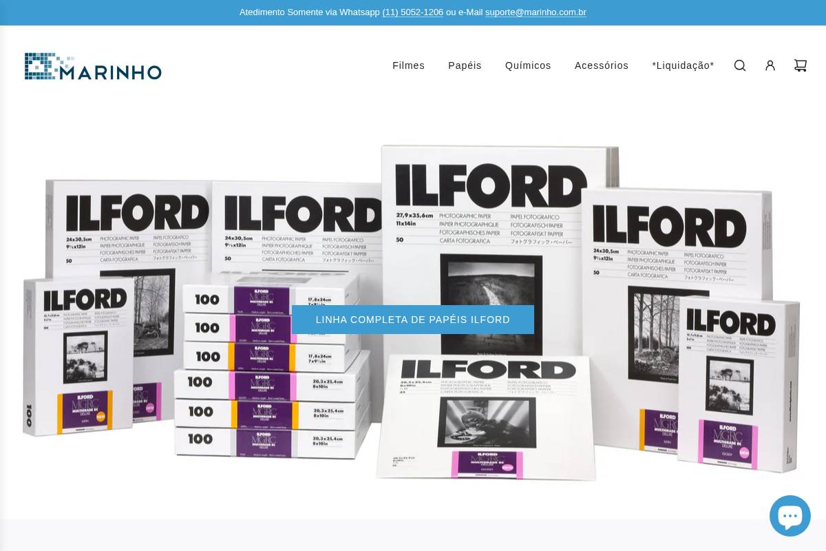 marinho.com.br homepage screenshot