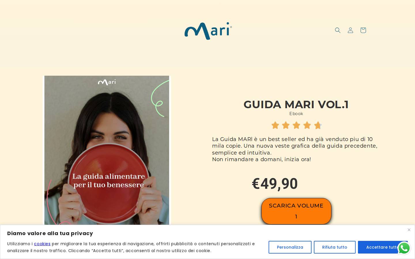 Marinutrients homepage screenshot
