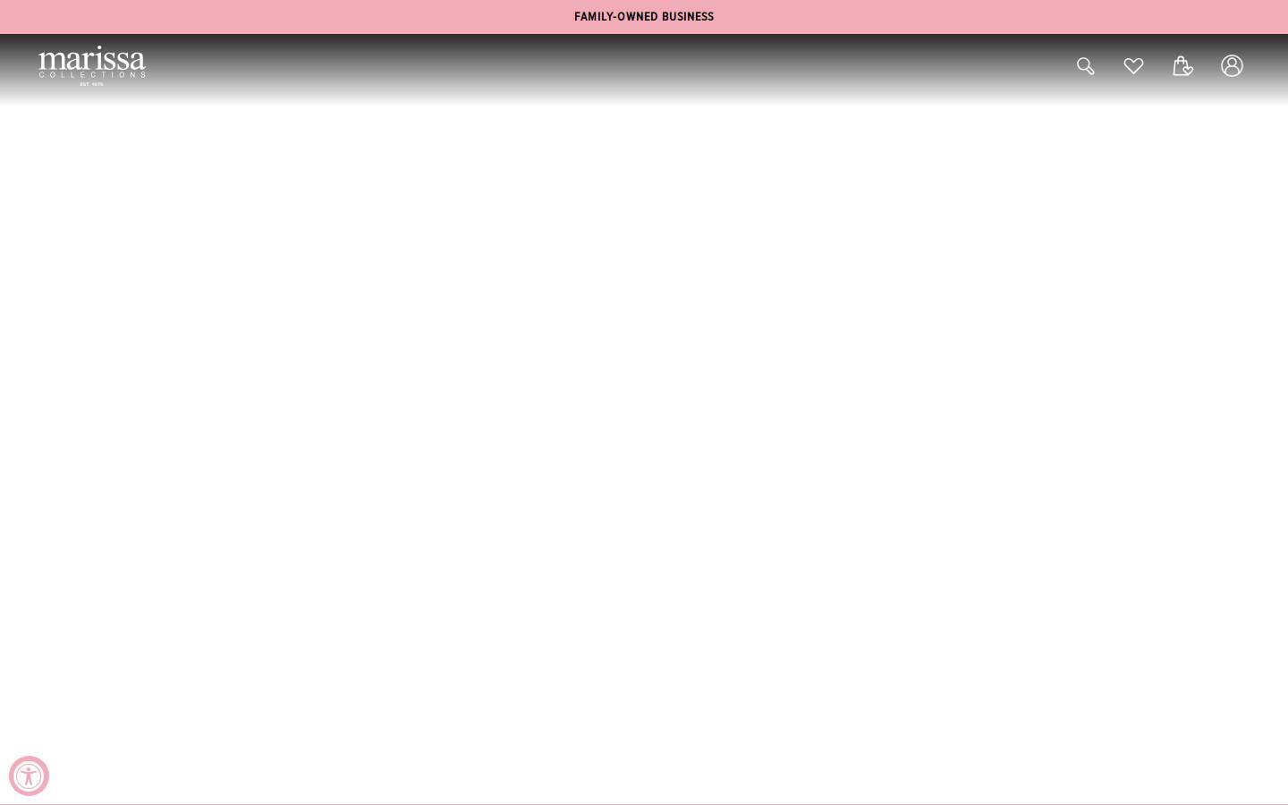 Marissa Collections homepage screenshot