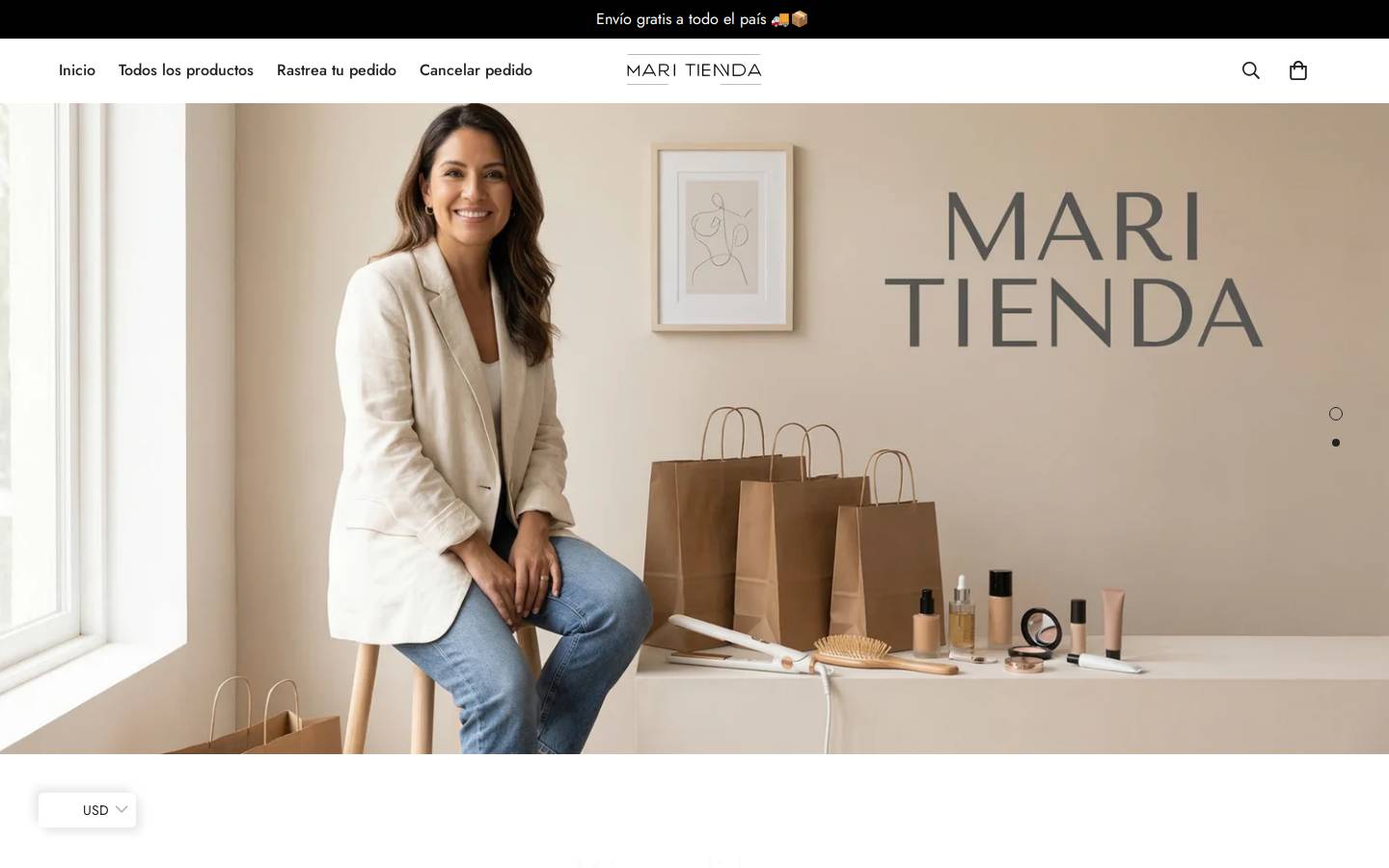 maritenda.com homepage screenshot