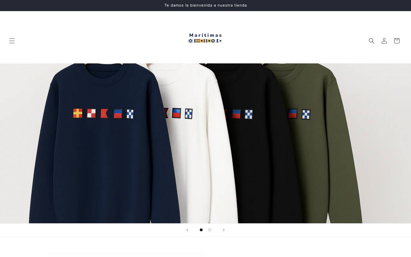 maritimas.es homepage screenshot