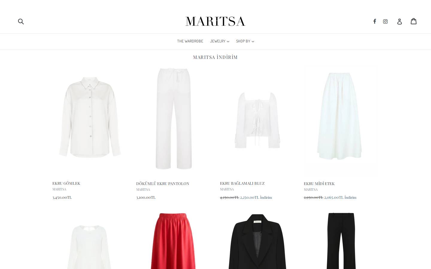 maritsa.co homepage screenshot
