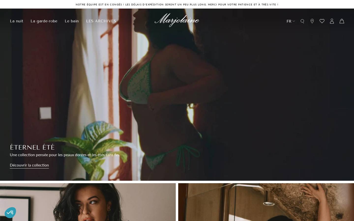marjolaine.fr homepage screenshot