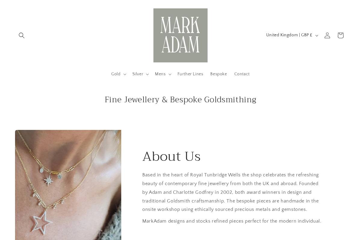 markadam.co.uk homepage screenshot